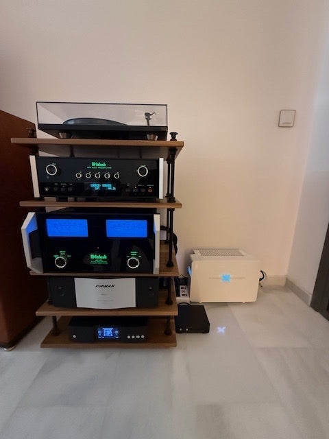 Equipment rack in Tangier installation