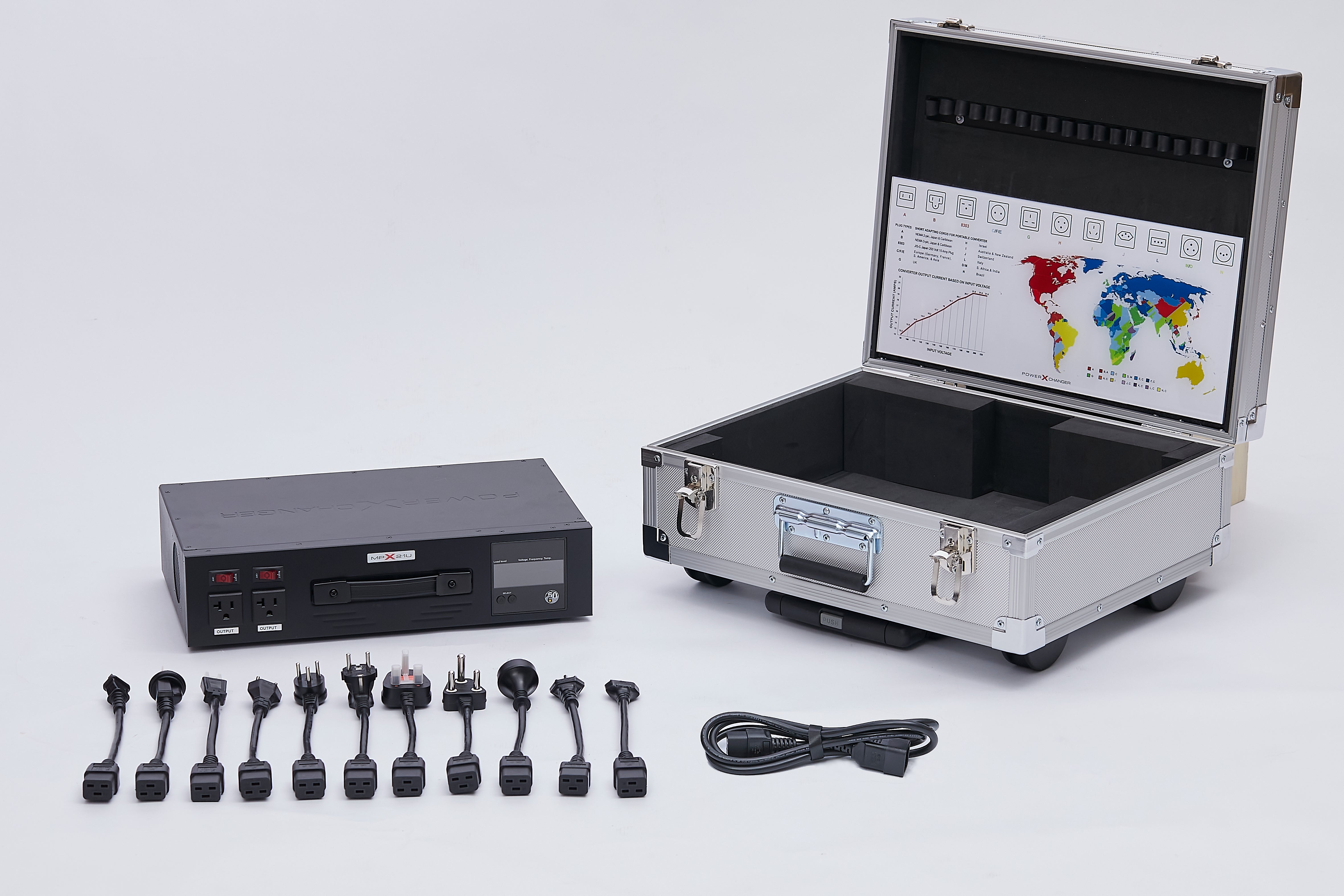 MPX-21U Portable Step Down Voltage Frequency Converter – PowerXchanger