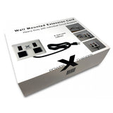 Xchange® Eye-Level Wall-Mountable Extension Outlet | 20A with Individual Circuit Breakers & Surge Protection - White